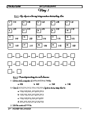 Bộ đề ôn tập thi Violympic Toán lớp 3 - Nguyễn Thị Anh Đào