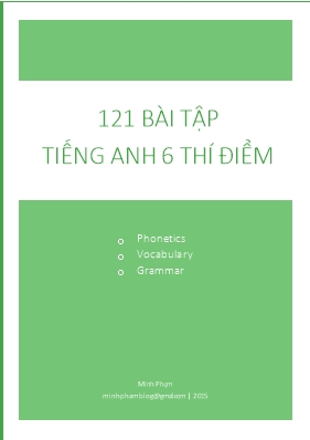 121 Bài tập Tiếng Anh 6 thí điểm - Minh Phạm