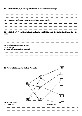 Bộ đề ôn học kỳ I môn Toán Lớp 2