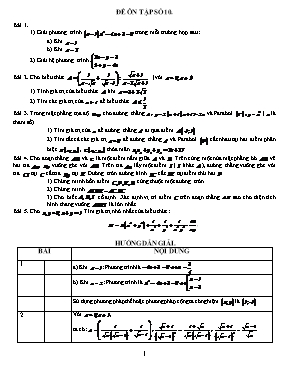 Đề ôn tập môn Toán Khối 9 - Đề số 10 (Có đáp 