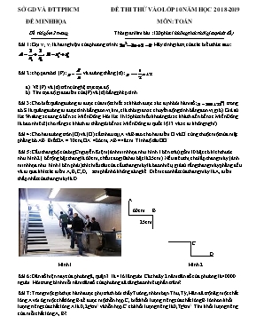 Đề thi thử vào Lớp 10 THPT môn Toán - Năm học