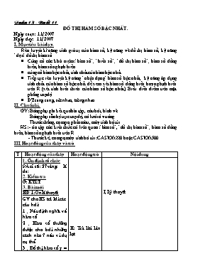 Giáo án Phụ đạo Toán Lớp 9 - Buổi 11