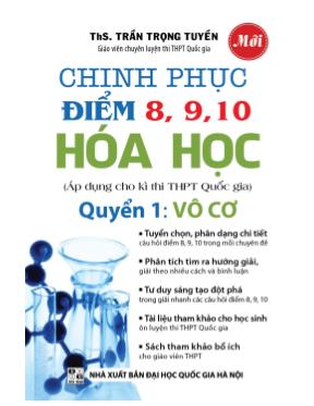 Tài liệu Chinh phục điểm 8, 9, 10 Hóa học (Áp