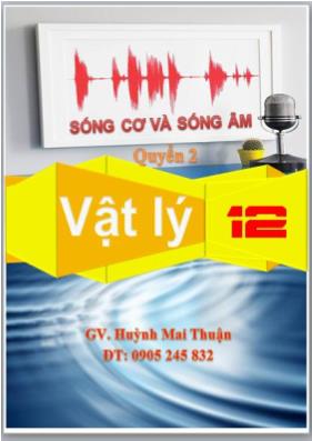 155 Câu lý thuyết sóng cơ học - Huỳnh Mai Thuận 155 Câu lý thuyết sóng cơ học - Huỳnh Mai Thuận