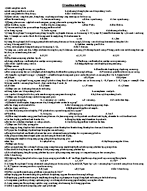 Bài tập trắc nghiệm Giao thoa ánh sáng