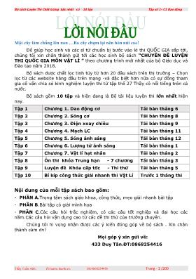 Chuyên đề Luyện thi quốc gia môn Vật lí Chuyên đề Luyện thi quốc gia môn Vật lí