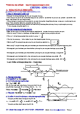 Chuyên đề Sóng cơ