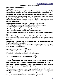 Đề cương ôn thi THPT Quốc gia môn Vật lý