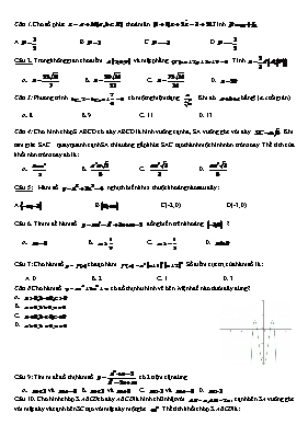 Đề luyện thi Trung học phổ thông Quốc gia môn