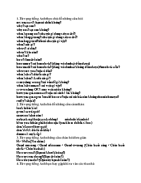 3000 Từ vựng Tiếng Anh thông dụng