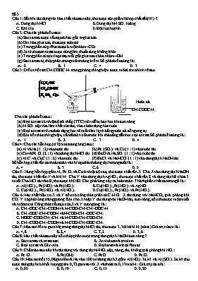 Đề luyện thi THPT Quốc gia môn Hóa học - Đề số 3