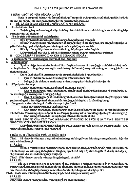 Tài liệu ôn thi học sinh giỏi môn Sinh học Kh