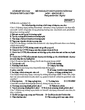 4 Đề khảo sát chất lượng cuối năm môn Giáo dụ