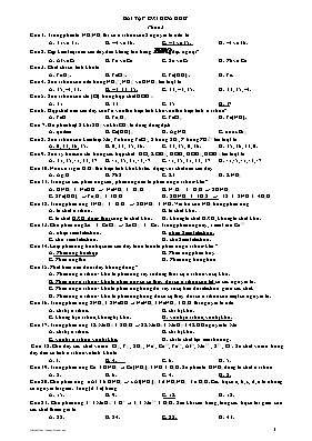 Bài tập Oxi hóa khử (Phần 2)