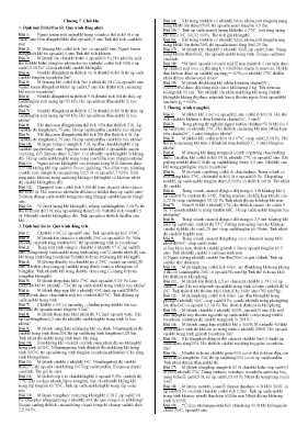 Bài tập trắc ngiệm Vật lý Lớp 11 - Chương 5: 