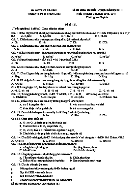 Bộ đề thi khảo sát chất lượng 8 tuần học kì I