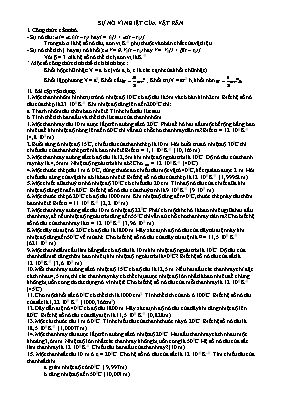 Chủ đề Sự nở vì nhiệt của vật rắn