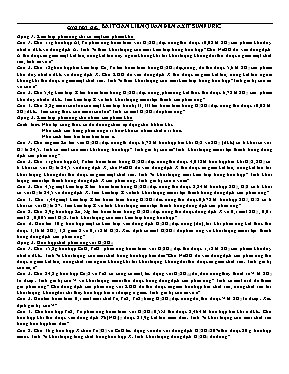 Chuyên đề: Bài toán liên quan đến axit sunfur