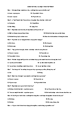 Chuyên đề Lịch sử 10: Xã hội nguyên thủy