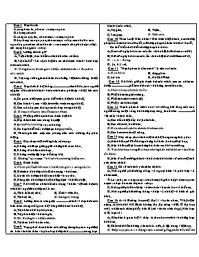 Đề cương ôn Giáo dục công dân Lớp 10