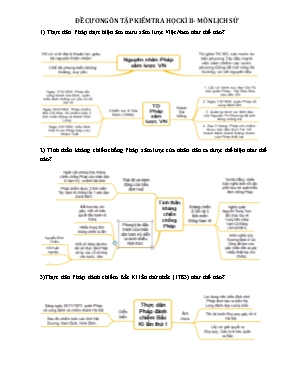 Đề cương ôn tập kiểm tra học kì 2 môn Lịch sử Lớp 8