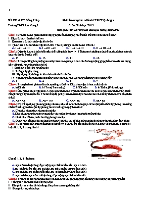 Đề kiểm tra phát triển thi THPT Quốc gia môn 