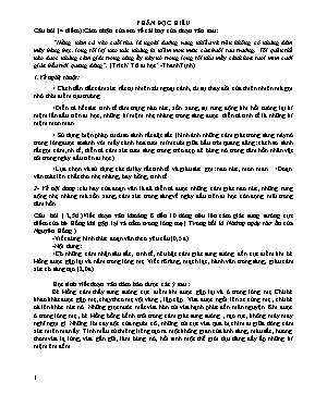 Đề luyện thi học sinh giỏi môn Ngữ văn Lớp 8