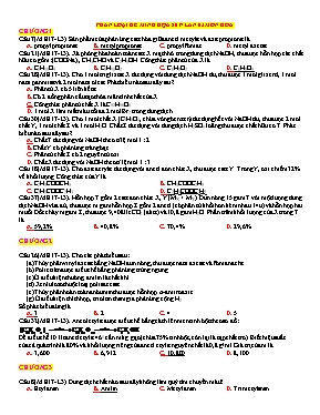 Đề minh họa THPT Quốc gia lần 3 môn Hóa học n