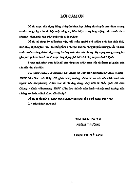 Đề tài Nghiên cứu phát triển và ứng dụng một 