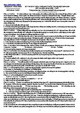Đề thi giải toán trên máy tính cầm tay bậc Tr