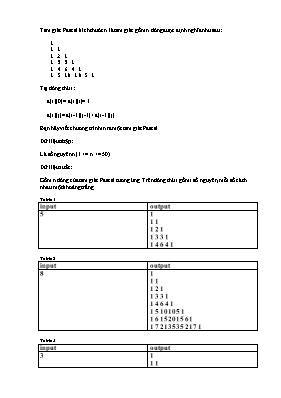 Đề thi học sinh giỏi môn Tin học Lớp 9