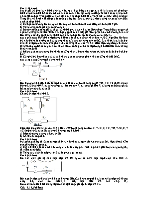 Đề thi học sinh giỏi môn Vật lý 9