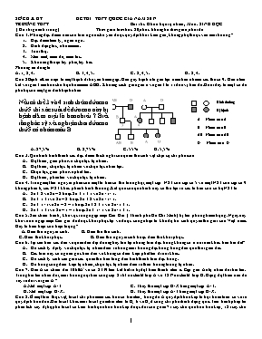 Đề thi THPT Quốc gia môn Sinh học năm 2017