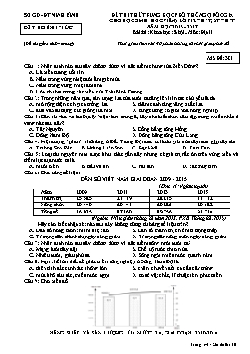 Đề thi thử THPT Quốc gia cho học sinh (học vi