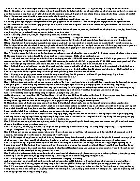 Đề thi thử Tốt nghiệp Trung học phổ thông môn Địa lý