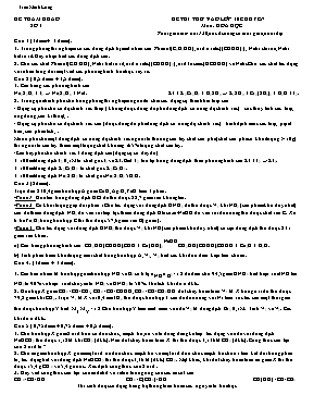 Đề thi thử vào Lớp 10 THPT chuyên môn Hóa học - Đề 1