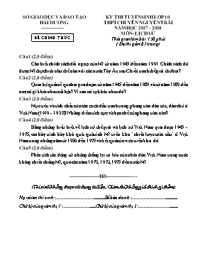 Đề thi tuyển sinh Lớp 10 THPT chuyên Nguyễn T