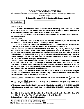 Đề thi tuyển sinh vào Lớp 10 THPT chuyên Hùng