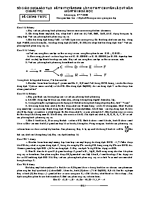 Đề thi tuyển sinh vào Lớp 10 THPT chuyên Lê Q