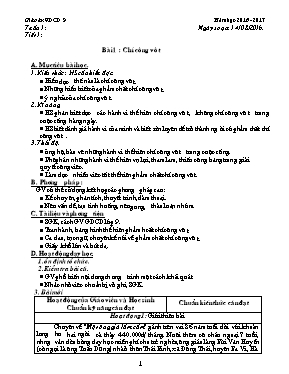 Giáo án Giáo dục công dân Lớp 9 - Tiết 1 đến 