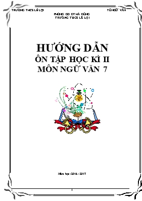Hướng dẫn ôn tập học kì II môn Ngữ văn 7 - Nă