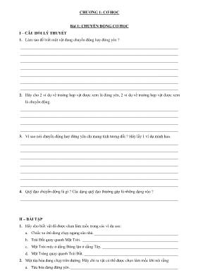 Lý thuyết và bài tập Vật lý 8 - Mai Quang Hưở