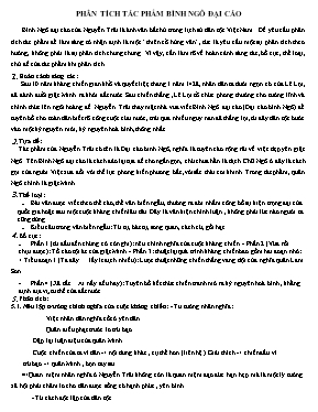 Phân tích các tác phẩm học kỳ 2 môn Ngữ văn 1