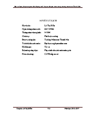 Sáng kiến kinh nghiệm Một số biện pháp nâng c