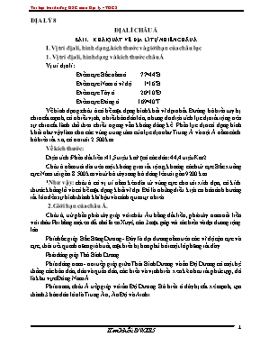 Tài liệu bồi dưỡng học sinh giỏi môn Địa lý L