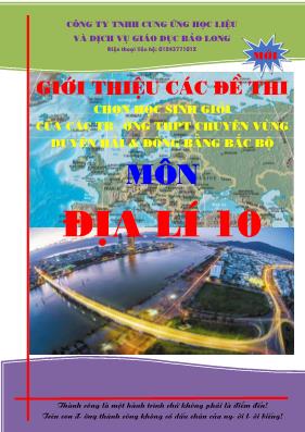 Tài liệu Giới thiệu các đề thi chọn học sinh 