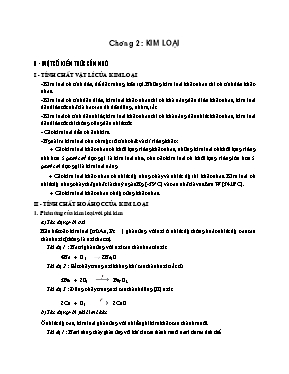 Tài liệu Hướng dẫn ôn tập Hóa học 9 (Nâng cao