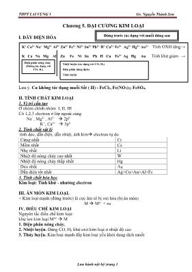 Tóm tắt lý thuyết học kỳ II - Hóa học 10 - Nguyễn Thành Sơn