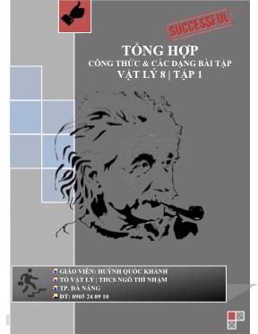 Tổng hợp công thức & các dạng bài tập Vật lý 